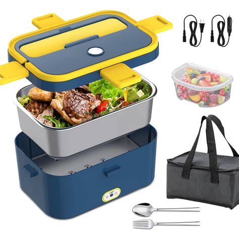 electric lunch box walmart|best self heating lunch boxes.